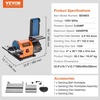 image:imageVEVOR Professional 4 x 36 in Belt Sander with 8 Disc Sander 5A Induction Motor Cast Aluminum Worktable for Woodworking MetalworkingProfessional GeneralPurpose