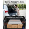 image:imageVEVOR Promotion Counter Table Portable Tradeshow Podium Table 3091 x 1496 x 7146 Display Exhibition Counter Stand Booth Fair with Wall Pop Up Podium with Storage RackCarrying Bag31 Length