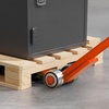 image:imageVEVOR Prylever Bar 3T6600lbs Load Capacity 45FT Length Steel Handle Lever Dollyr with 28 Wheels for Large Pallets Heavy Items Concrete Blocks Heavy Duty Equipment Handling3T45FT 1 Pack