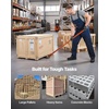 image:imageVEVOR Prylever Bar 3T6600lbs Load Capacity 45FT Length Steel Handle Lever Dollyr with 28 Wheels for Large Pallets Heavy Items Concrete Blocks Heavy Duty Equipment Handling3T45FT 1 Pack
