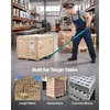image:imageVEVOR Prylever Bar 3T6600lbs Load Capacity 45FT Length Steel Handle Lever Dollyr with 28 Wheels for Large Pallets Heavy Items Concrete Blocks Heavy Duty Equipment Handling4T47FT