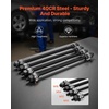 image:imageVEVOR Pull and Press Sleeve Kit 36 PCS Steel Bush Removal Insertion Sleeve Tools with Carrying Case Compatible with LCV and HGV Engines for Removing and Installing Bushings Bearings and Seals