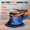 image:imageVEVOR Random Orbital Sander 5 amp 6Inch 350W Brushless Orbital Sander 10000 PRM 6 Variable Speed Electric Palm Sander with 20PCS Sandpapers Dust Connector amp Hose for Woodworking Detailing SandingOrange