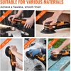 image:imageVEVOR Random Orbital Sander 5 amp 6Inch 350W Brushless Orbital Sander 10000 PRM 6 Variable Speed Electric Palm Sander with 20PCS Sandpapers Dust Connector amp Hose for Woodworking Detailing SandingOrange