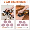 image:imageVEVOR Random Orbital Sander 5 amp 6Inch 350W Brushless Orbital Sander 10000 PRM 6 Variable Speed Electric Palm Sander with 20PCS Sandpapers Dust Connector amp Hose for Woodworking Detailing SandingOrange
