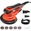 image:imageVEVOR Random Orbital Sander 5 amp 6Inch 350W Brushless Orbital Sander 10000 PRM 6 Variable Speed Electric Palm Sander with 20PCS Sandpapers Dust Connector amp Hose for Woodworking Detailing SandingOrangered
