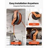 image:imageVEVOR Retractable Air Hose Reel 12 Inch x 50 FT Rubber Air Hose Max 300PSI Auto Rewind AirCompressor Hoses Reel with 5 ft Lead in CeilingWall Mount for Garage Workshops12IN x 65FT