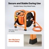 image:imageVEVOR Retractable Air Hose Reel 38 Inch x 100 FT Hybrid Air Hose Max 300PSI Auto Rewind AirCompressor Hoses Reel with 5ft Lead in Portable Freestanding Heavy Duty Steel Reel for Garages Workshops