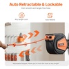 image:imageVEVOR Retractable Air Hose Reel 38 Inch x 80 FT Hybrid Air Hose Max 300PSI Enclosed AirCompressor Hoses Reel Auto Rewind with 66 ft Lead in 180 Swivel CeilingWall Mount for Workshops38IN x 65FT