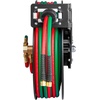 image:imageVEVOR Retractable Welding Hose Reel 14 Inch x 100FT Twin Oxygen Acetylene Rubber Hose Max 300PSI  R Grade CeilingWall Mount Heavy Duty Steel Hose Reel AutoRewind Ideal for Workshops Garages157 x 79 x 168 inch