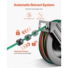 image:imageVEVOR Retractable Welding Hose Reel 14 Inch x 100FT Twin Oxygen Acetylene Rubber Hose Max 300PSI  R Grade CeilingWall Mount Heavy Duty Steel Hose Reel AutoRewind Ideal for Workshops Garages157 x 79 x 168 inch