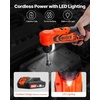 image:imageVEVOR Right Angle Drill 38 Inch Chuck 90 Degree Cordless Right Angle Drill with Brushless Motor Battery Charger and Belt Clip Adjustable Speed for Fastening and Loosening in Tight Spaces