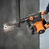 image:imageVEVOR Rotary Hammer Drill 118 in SDSPlus Electric Corded Heavy Duty Rotary Hammer 4 Functions Including 3 Drill Bits Flat Chisel Pointed Chisel and Carrying Case for Concrete and Masonry114  1500W