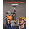image:imageVEVOR Rotary Hammer Drill 118 in SDSPlus Electric Corded Heavy Duty Rotary Hammer 4 Functions Including 3 Drill Bits Flat Chisel Pointed Chisel and Carrying Case for Concrete and Masonry114  1500W