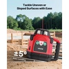 image:imageVEVOR Rotary Laser Level Kit 1650ft 360Degree Self Leveling Red Horizontal Laser Transitwith Heavyduty Tripod Receiver Remote Control Toolcase IP54 Waterproof 006 in100 ft for ConstructionRed