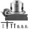 image:imageVEVOR Rotary Table for Milling Machines 4 100 mm Horizontal Vertical Model Precision Milling Rotary Table with 3180 mm 3Jaw Chuck M10 TBolts Nuts for Milling Engineering Indexing Tools