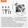 image:imageVEVOR Rotary Table for Milling Machines 4 100 mm Horizontal Vertical Model Precision Milling Rotary Table with 3180 mm 3Jaw Chuck M10 TBolts Nuts for Milling Engineering Indexing Tools