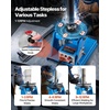 image:imageVEVOR Rotary Welding Positioner 441 lbs Load Capacity 45 to 90 Tilt Angle Welding Positioner Turntable Table 055 RPM Speed Control Electric and Foot Pedal for Cutting Grinding Assembly10KG
