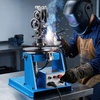image:imageVEVOR Rotary Welding Positioner 441 lbs Load Capacity 45 to 90 Tilt Angle Welding Positioner Turntable Table 055 RPM Speed Control Electric and Foot Pedal for Cutting Grinding Assembly10KG