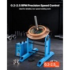 image:imageVEVOR Rotary Welding Positioner 441 lbs Load Capacity 45 to 90 Tilt Angle Welding Positioner Turntable Table 055 RPM Speed Control Electric and Foot Pedal for Cutting Grinding Assembly300KG
