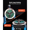 image:imageVEVOR Rotary Welding Positioner 441 lbs Load Capacity 45 to 90 Tilt Angle Welding Positioner Turntable Table 055 RPM Speed Control Electric and Foot Pedal for Cutting Grinding Assembly300KG