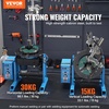 image:imageVEVOR Rotary Welding Positioner 441 lbs Load Capacity 45 to 90 Tilt Angle Welding Positioner Turntable Table 055 RPM Speed Control Electric and Foot Pedal for Cutting Grinding Assembly187 x 241 x 378
