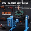 image:imageVEVOR Rotary Welding Positioner 441 lbs Load Capacity 45 to 90 Tilt Angle Welding Positioner Turntable Table 055 RPM Speed Control Electric and Foot Pedal for Cutting Grinding Assembly50KG