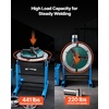 image:imageVEVOR Rotary Welding Positioner 441 lbs Load Capacity 45 to 90 Tilt Angle Welding Positioner Turntable Table 055 RPM Speed Control Electric and Foot Pedal for Cutting Grinding Assembly200KG