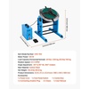 image:imageVEVOR Rotary Welding Positioner 441 lbs Load Capacity 45 to 90 Tilt Angle Welding Positioner Turntable Table 055 RPM Speed Control Electric and Foot Pedal for Cutting Grinding Assembly200KG