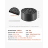 image:imageVEVOR Rubber Mulch Mat Roll 6 Rolls 120 x 45 in Recycled Rubber Permanent Mulch Edging Border NaturalLooking Flower Barrier with Stakes 05 in Thick Cuttable Garden Edgings for Landscaping