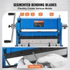 image:imageVEVOR Sheet Metal Brake 12inch 3In1 Combination Shear Brake Roll Machine 20Gauge Capacity Shear Press Brake with 90 Max Bending Angle Shears and Slip Roll Machine for Shear Bending Rolling