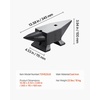 image:imageVEVOR Single Horn Anvil  132Lbs Cast Steel Anvil for Blacksmiths amp Jewelers  Durable amp Robust Metal Working Tool22Lbs
