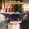 image:imageVEVOR Single Horn Anvil  132Lbs Cast Steel Anvil for Blacksmiths amp Jewelers  Durable amp Robust Metal Working ToolBlack 110LB