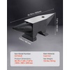 image:imageVEVOR Single Horn Anvil  132Lbs Cast Steel Anvil for Blacksmiths amp Jewelers  Durable amp Robust Metal Working ToolBlack 132LB