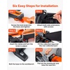 image:imageVEVOR Sliding Compound Miter Saw 12Inch Blade 15 Amp Motor 60Tooth Corded Double Bevel Sliding Miter Saw LED Precision Alignment Angle Adjustable for Wood Composite Decking LaminatesLeft Bevel  714
