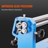 image:imageVEVOR Slip Roll Machine 24Inch Forming Width 16 Gauge Capacity Sheet Metal Slip Roller with 2 Detachable Rollers Bending Round Machine for Aluminum Alloy Sheet Low Carbon Steel Copper Sheet