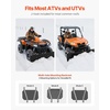 image:imageVEVOR Snow Plow Kit 60in Universal Snow Plow Attachment Height amp LeftRight Adjustable Quick to Detach Steel ATV Scrape Blade 3 Mount Options Efficient Snows Clearing for Most ATVs amp UTVs43inch70inch Adjustable