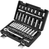 image:imageVEVOR Socket Set 225 Pieces 38 amp 14 amp 12 inch Drive Socket and Ratchet Set SAE and Metric Deep and Shallow Mechanic Tool Kit with Bits Accessories Storage Case CRV Alloy Steel for Repair38