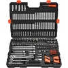 image:imageVEVOR Socket Set 225 Pieces 38 amp 14 amp 12 inch Drive Socket and Ratchet Set SAE and Metric Deep and Shallow Mechanic Tool Kit with Bits Accessories Storage Case CRV Alloy Steel for Repair143812