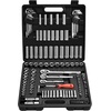 image:imageVEVOR Socket Set 225 Pieces 38 amp 14 amp 12 inch Drive Socket and Ratchet Set SAE and Metric Deep and Shallow Mechanic Tool Kit with Bits Accessories Storage Case CRV Alloy Steel for Repair143812