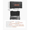 image:imageVEVOR Socket Set 225 Pieces 38 amp 14 amp 12 inch Drive Socket and Ratchet Set SAE and Metric Deep and Shallow Mechanic Tool Kit with Bits Accessories Storage Case CRV Alloy Steel for Repair14