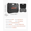 image:imageVEVOR Socket Set 225 Pieces 38 amp 14 amp 12 inch Drive Socket and Ratchet Set SAE and Metric Deep and Shallow Mechanic Tool Kit with Bits Accessories Storage Case CRV Alloy Steel for Repair143812