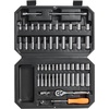 image:imageVEVOR Socket Set 225 Pieces 38 amp 14 amp 12 inch Drive Socket and Ratchet Set SAE and Metric Deep and Shallow Mechanic Tool Kit with Bits Accessories Storage Case CRV Alloy Steel for Repair14