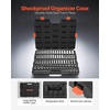 image:imageVEVOR Socket Set 225 Pieces 38 amp 14 amp 12 inch Drive Socket and Ratchet Set SAE and Metric Deep and Shallow Mechanic Tool Kit with Bits Accessories Storage Case CRV Alloy Steel for Repair38