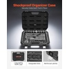 image:imageVEVOR Socket Set 225 Pieces 38 amp 14 amp 12 inch Drive Socket and Ratchet Set SAE and Metric Deep and Shallow Mechanic Tool Kit with Bits Accessories Storage Case CRV Alloy Steel for Repair143812