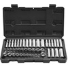 image:imageVEVOR Socket Set 225 Pieces 38 amp 14 amp 12 inch Drive Socket and Ratchet Set SAE and Metric Deep and Shallow Mechanic Tool Kit with Bits Accessories Storage Case CRV Alloy Steel for Repair14