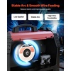 image:imageVEVOR Solid MIG Welding Wire ER70S6 0035inch 10 LBS Low Spatter Mild Steel Welding Wire with High Deoxidizers for AllPosition Gas Shielded WeldingER70S6 0035inch