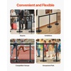 image:imageVEVOR Stanchion Post 6 Pcs Stanchions with Retractable Belts Carbon Steel Black Stanchions Queue with Sand Injection Hollow Base Crowd Control Barriers for Theaters Parties Weddings ExhibitionsBlack