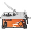 image:imageVEVOR Table Saw 4500 RPM Portable Jobsite Table Saw with Sharp Edges amp High Cutting Precision Compact Table Saws with Dust Port For Woodworking Fit for Raw Wood Flooring amp Cabinets10inch1800W