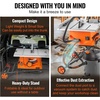 image:imageVEVOR Table Saw with Stand 10inch 15Amp 25in Max Rip Capacity Cutting Speed up to 5000RPM 40T Blade Portable Compact Jobsite Tablesaw wSliding Miter Gauge for Woodworking amp Furniture Making 018 Adjustable Depth for Woodworking